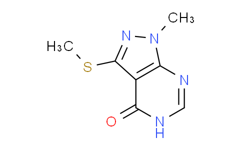 CAS No. 1315367-24-8, 1-methyl-3-(methylsulfanyl)-1H,4H,5H-pyrazolo[3,4-d]pyrimidin-4-one
