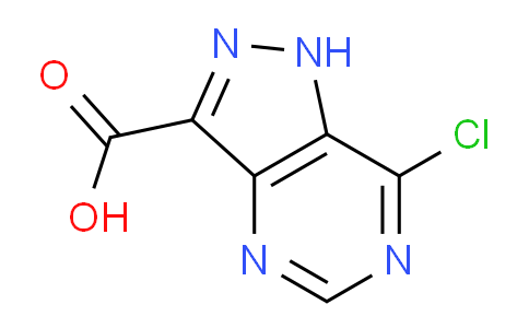 CAS No. 1497922-05-0, 7-chloro-1H-pyrazolo[4,3-d]pyrimidine-3-carboxylic acid