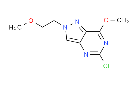 CAS No. 2445846-12-6, 5-chloro-7-methoxy-2-(2-methoxyethyl)pyrazolo[4,3-d]pyrimidine