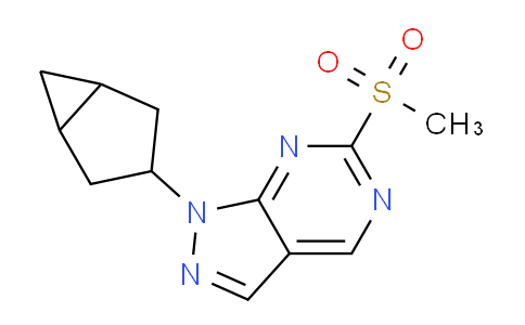 CAS No. 1365170-20-2, 1-(bicyclo[3.1.0]hexan-3-yl)-6-(methylsulfonyl)-1H-pyrazolo[3,4-d]pyrimidine