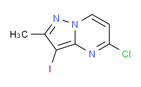 CAS No. 1263282-98-9, 5-Chloro-3-iodo-2-methylpyrazolo[1,5-a]pyrimidine