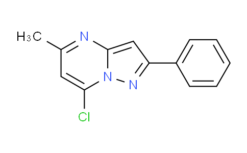 CAS No. 77506-96-8, 7-Chloro-5-methyl-2-phenylpyrazolo[1,5-a]pyrimidine