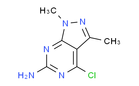 CAS No. 1802489-66-2, 4-Chloro-1,3-dimethyl-1H-pyrazolo[3,4-d]pyrimidin-6-amine