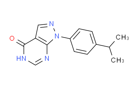 CAS No. 1082584-10-8, 1-(4-Isopropylphenyl)-1H-pyrazolo[3,4-d]pyrimidin-4(5H)-one