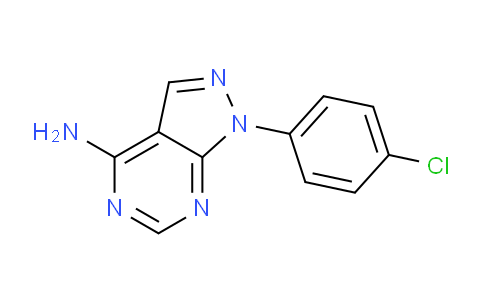 CAS No. 6289-04-9, 1-(4-Chlorophenyl)-1H-pyrazolo[3,4-d]pyrimidin-4-amine