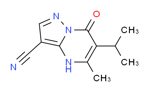 CAS No. 1593057-05-6, 6-Isopropyl-5-methyl-7-oxo-4,7-dihydropyrazolo[1,5-a]pyrimidine-3-carbonitrile