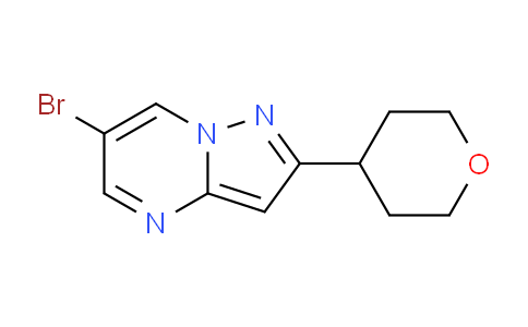 CAS No. 1312413-74-3, 6-Bromo-2-(tetrahydro-2H-pyran-4-yl)pyrazolo[1,5-a]pyrimidine