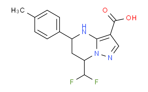 DY778887 | 1956334-32-9 | 7-(Difluoromethyl)-5-(p-tolyl)-4,5,6,7-tetrahydropyrazolo[1,5-a]pyrimidine-3-carboxylic acid