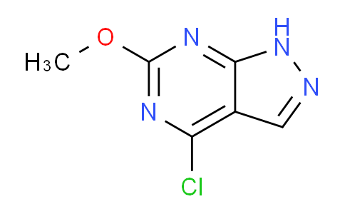 CAS No. 1060816-54-7, 4-Chloro-6-methoxy-1H-pyrazolo[3,4-d]pyrimidine