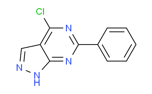 CAS No. 30129-52-3, 4-Chloro-6-phenyl-1H-pyrazolo[3,4-d]pyrimidine