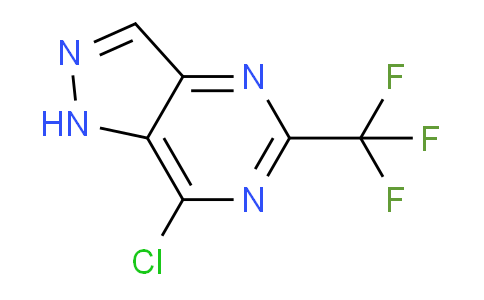 CAS No. 1211533-12-8, 7-Chloro-5-(trifluoromethyl)-1H-pyrazolo[4,3-d]pyrimidine