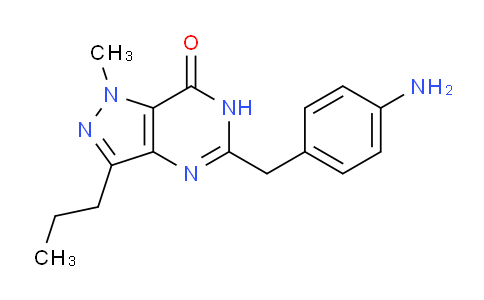 CAS No. 223429-84-3, 5-(4-Aminobenzyl)-1-methyl-3-propyl-1H-pyrazolo[4,3-d]pyrimidin-7(6H)-one