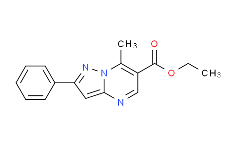 CAS No. 71509-22-3, Ethyl 7-methyl-2-phenylpyrazolo[1,5-a]pyrimidine-6-carboxylate