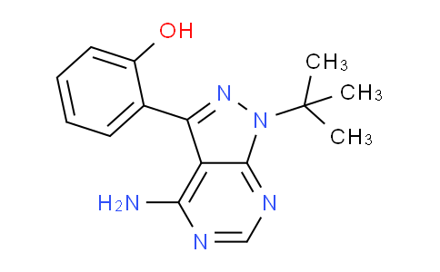 DY778923 | 1027572-46-8 | 4-Amino-1-tert-butyl-3-(2-hydroxyphenyl)-1H-pyrazolo[3,4-d]pyrimidine