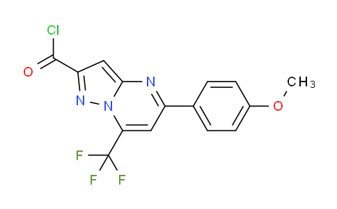 DY778936 | 848422-46-8 | 5-(4-Methoxyphenyl)-7-(trifluoromethyl)pyrazolo[1,5-a]pyrimidine-2-carbonyl chloride