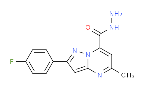 CAS No. 886495-98-3, 2-(4-Fluorophenyl)-5-methylpyrazolo[1,5-a]pyrimidine-7-carbohydrazide