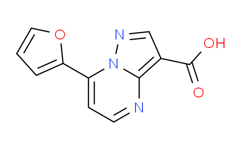 CAS No. 869947-18-2, 7-(Furan-2-yl)pyrazolo[1,5-a]pyrimidine-3-carboxylic acid