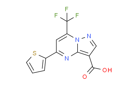 DY778957 | 310451-84-4 | 5-(Thiophen-2-yl)-7-(trifluoromethyl)pyrazolo[1,5-a]pyrimidine-3-carboxylic acid