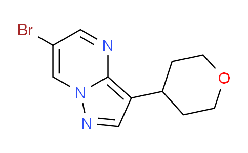 CAS No. 1774896-96-6, 6-Bromo-3-(tetrahydro-2H-pyran-4-yl)pyrazolo[1,5-a]pyrimidine