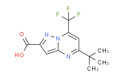 CAS No. 505054-57-9, 5-(tert-Butyl)-7-(trifluoromethyl)pyrazolo[1,5-a]pyrimidine-2-carboxylic acid