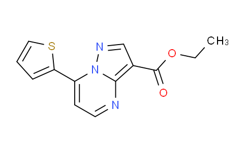 CAS No. 828279-28-3, Ethyl 7-(thiophen-2-yl)pyrazolo[1,5-a]pyrimidine-3-carboxylate