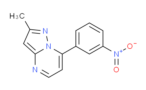 CAS No. 832739-45-4, 2-Methyl-7-(3-nitrophenyl)pyrazolo[1,5-a]pyrimidine