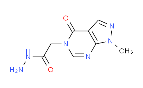 CAS No. 938018-24-7, 2-(1-Methyl-4-oxo-1H-pyrazolo[3,4-d]pyrimidin-5(4H)-yl)acetohydrazide