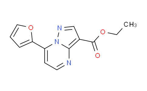 CAS No. 676643-01-9, Ethyl 7-(furan-2-yl)pyrazolo[1,5-a]pyrimidine-3-carboxylate