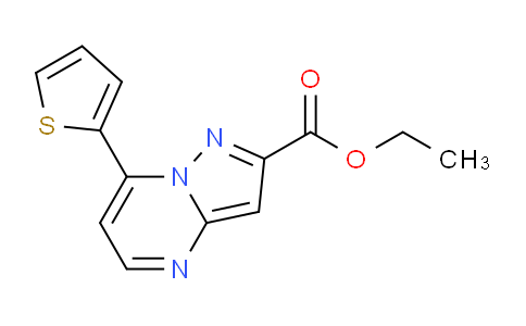 CAS No. 938016-74-1, Ethyl 7-(thiophen-2-yl)pyrazolo[1,5-a]pyrimidine-2-carboxylate