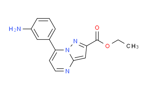 MC778987 | 932162-83-9 | Ethyl 7-(3-aminophenyl)pyrazolo[1,5-a]pyrimidine-2-carboxylate