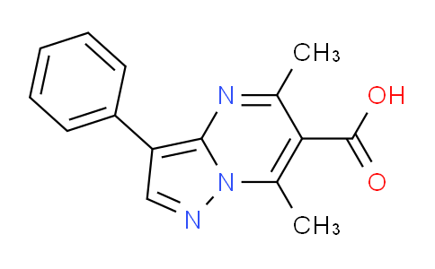 DY778993 | 1018125-27-3 | 5,7-Dimethyl-3-phenylpyrazolo[1,5-a]pyrimidine-6-carboxylic acid
