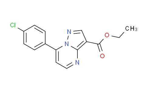 CAS No. 741710-05-4, Ethyl 7-(4-chlorophenyl)pyrazolo[1,5-a]pyrimidine-3-carboxylate