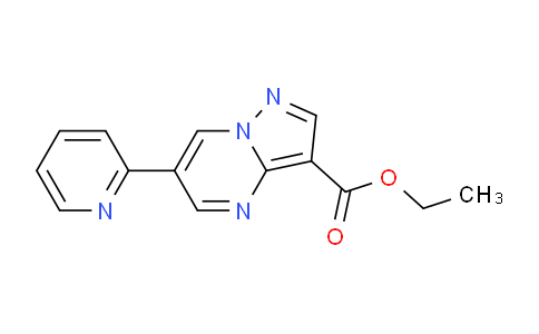 CAS No. 1027511-44-9, Ethyl 6-(pyridin-2-yl)pyrazolo[1,5-a]pyrimidine-3-carboxylate