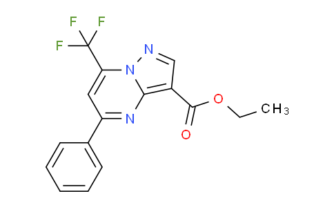 CAS No. 312635-19-1, Ethyl 5-phenyl-7-(trifluoromethyl)pyrazolo[1,5-a]pyrimidine-3-carboxylate