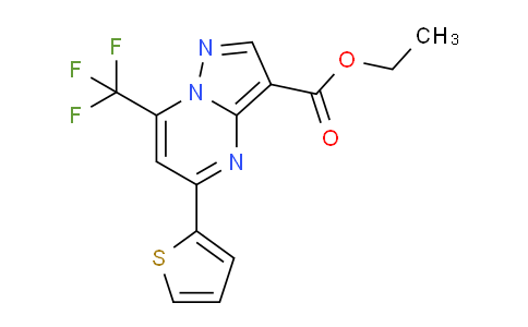 DY779004 | 333762-01-9 | Ethyl 5-(thiophen-2-yl)-7-(trifluoromethyl)pyrazolo[1,5-a]pyrimidine-3-carboxylate