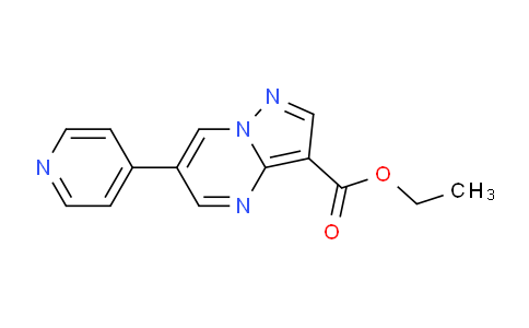 CAS No. 1035835-25-6, Ethyl 6-(pyridin-4-yl)pyrazolo[1,5-a]pyrimidine-3-carboxylate