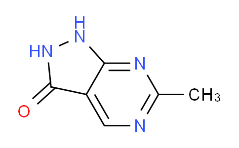 CAS No. 120267-07-4, 6-Methyl-1H-pyrazolo[3,4-d]pyrimidin-3(2H)-one