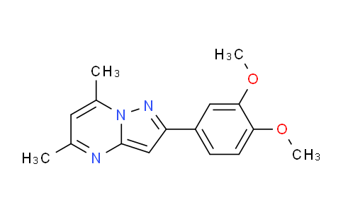 DY779038 | 606116-41-0 | 2-(3,4-Dimethoxyphenyl)-5,7-dimethylpyrazolo[1,5-a]pyrimidine