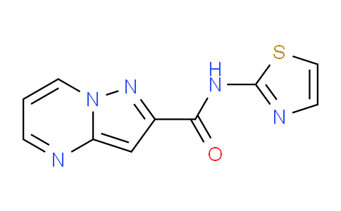 DY779042 | 676590-20-8 | N-(Thiazol-2-yl)pyrazolo[1,5-a]pyrimidine-2-carboxamide