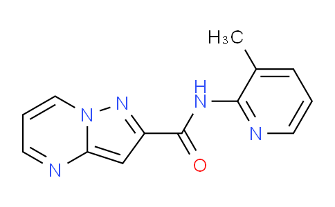 CAS No. 679415-99-7, N-(3-Methylpyridin-2-yl)pyrazolo[1,5-a]pyrimidine-2-carboxamide
