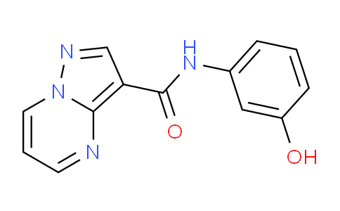 CAS No. 717828-52-9, N-(3-Hydroxyphenyl)pyrazolo[1,5-a]pyrimidine-3-carboxamide