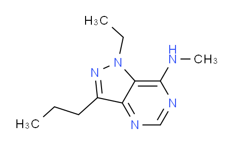 CAS No. 741626-16-4, 1-Ethyl-N-methyl-3-propyl-1H-pyrazolo[4,3-d]pyrimidin-7-amine