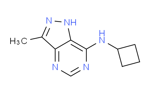 CAS No. 790666-34-1, N-Cyclobutyl-3-methyl-1H-pyrazolo[4,3-d]pyrimidin-7-amine
