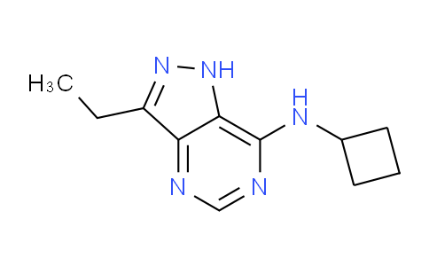 CAS No. 790666-57-8, N-Cyclobutyl-3-ethyl-1H-pyrazolo[4,3-d]pyrimidin-7-amine