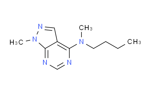 CAS No. 801987-97-3, N-Butyl-N,1-dimethyl-1H-pyrazolo[3,4-d]pyrimidin-4-amine