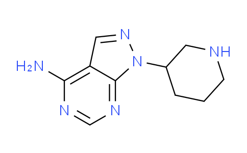 CAS No. 1374251-00-9, 1-(Piperidin-3-yl)-1H-pyrazolo[3,4-d]pyrimidin-4-amine