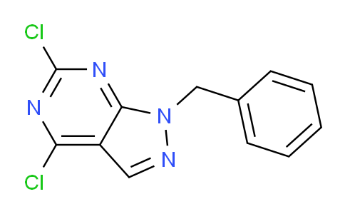 CAS No. 50270-30-9, 1-Benzyl-4,6-dichloro-1H-pyrazolo[3,4-d]pyrimidine