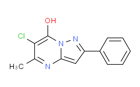 CAS No. 189018-17-5, 6-Chloro-5-methyl-2-phenylpyrazolo[1,5-a]pyrimidin-7-ol