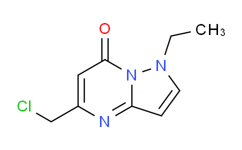 CAS No. 1018165-90-6, 5-(Chloromethyl)-1-ethylpyrazolo[1,5-a]pyrimidin-7(1H)-one