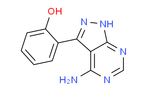 CAS No. 1092787-78-4, 2-(4-Amino-1H-pyrazolo[3,4-d]pyrimidin-3-yl)phenol